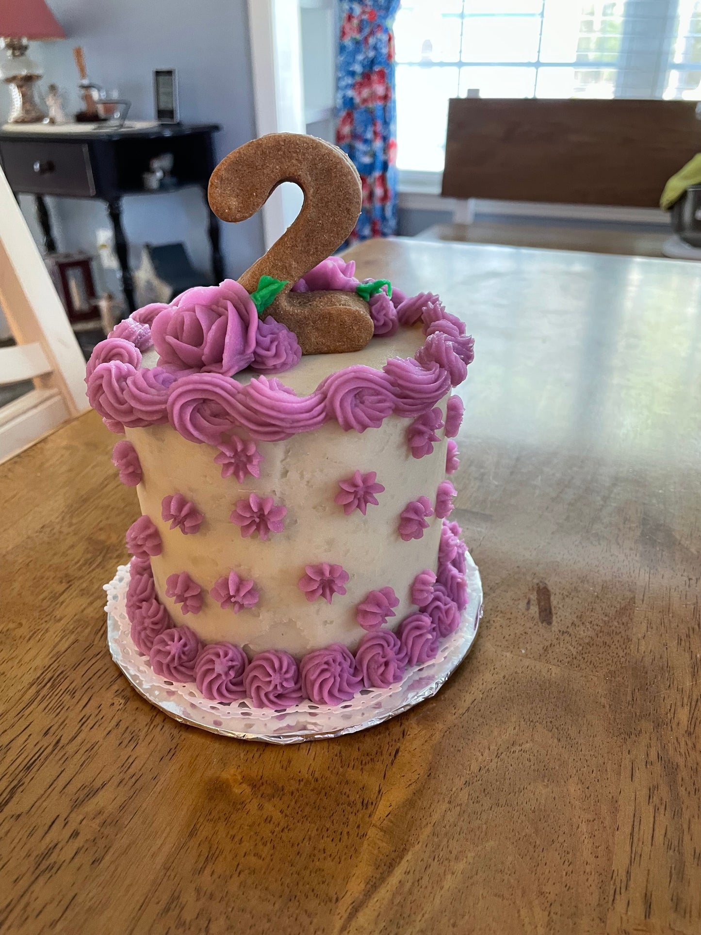 6" Puppy Birthday Cake