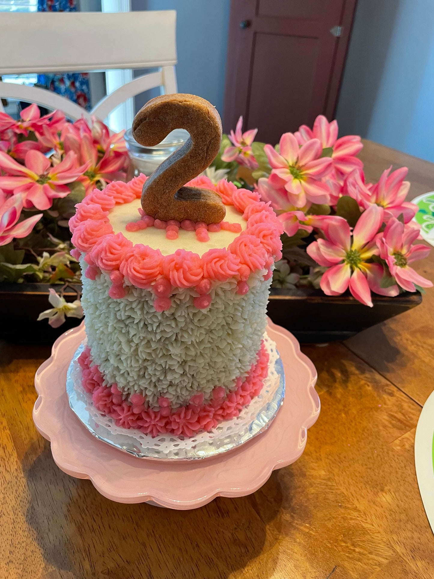 4" Puppy Birthday Cake