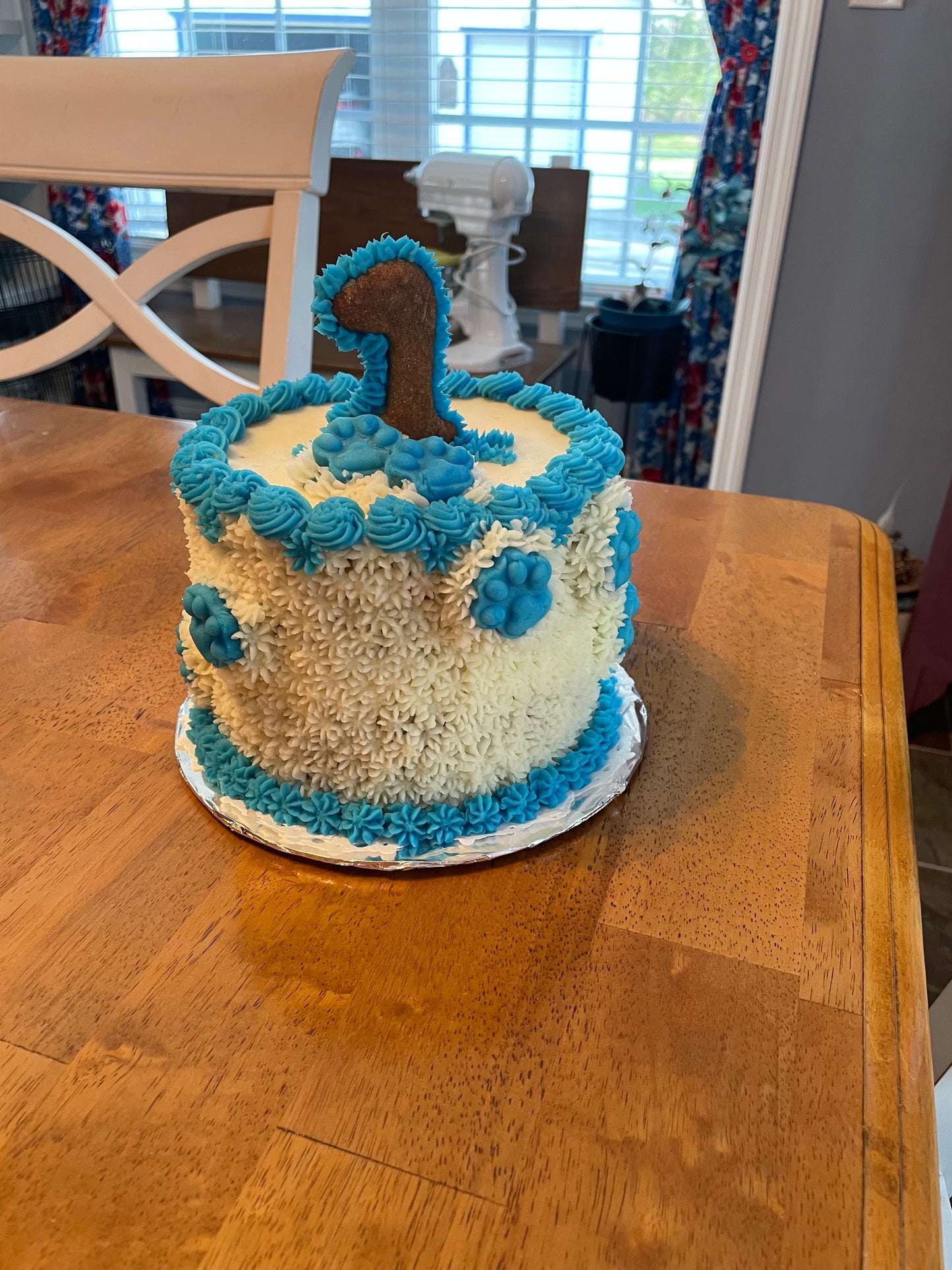 6" Puppy Birthday Cake