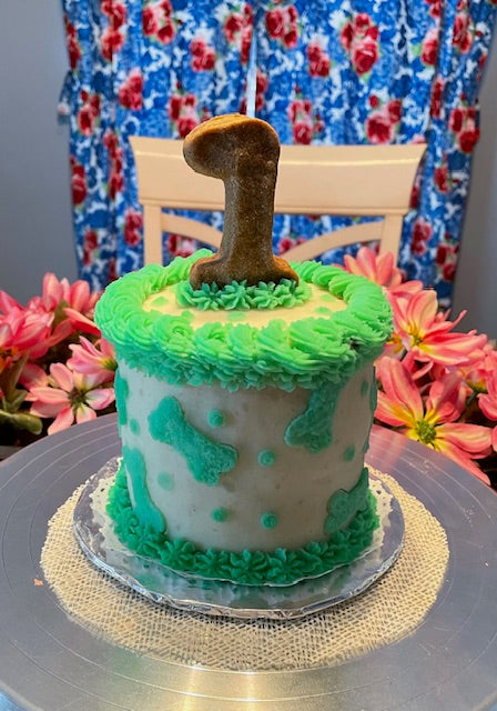 6" Puppy Birthday Cake