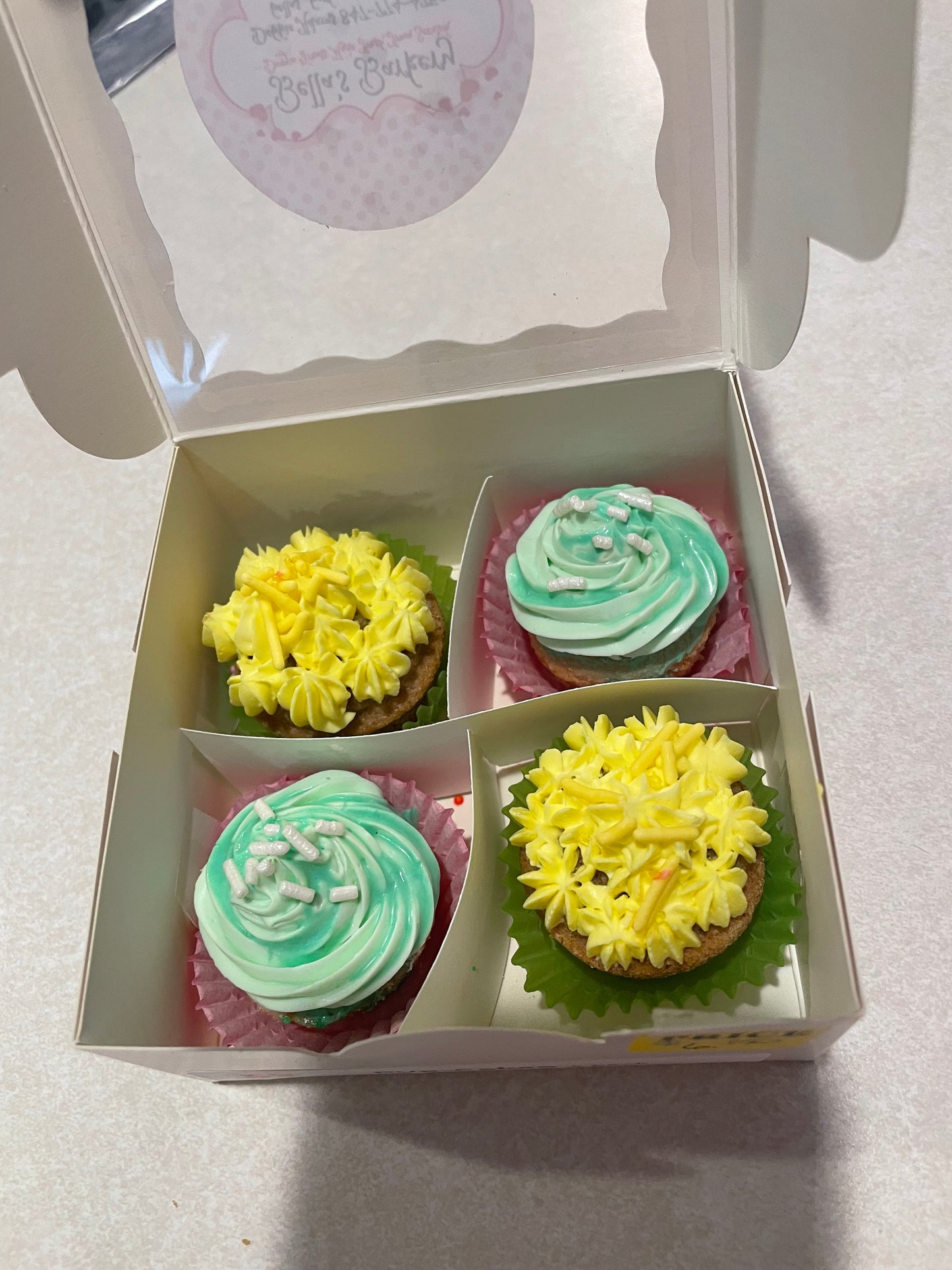 Frosted Mini Pup Cakes
